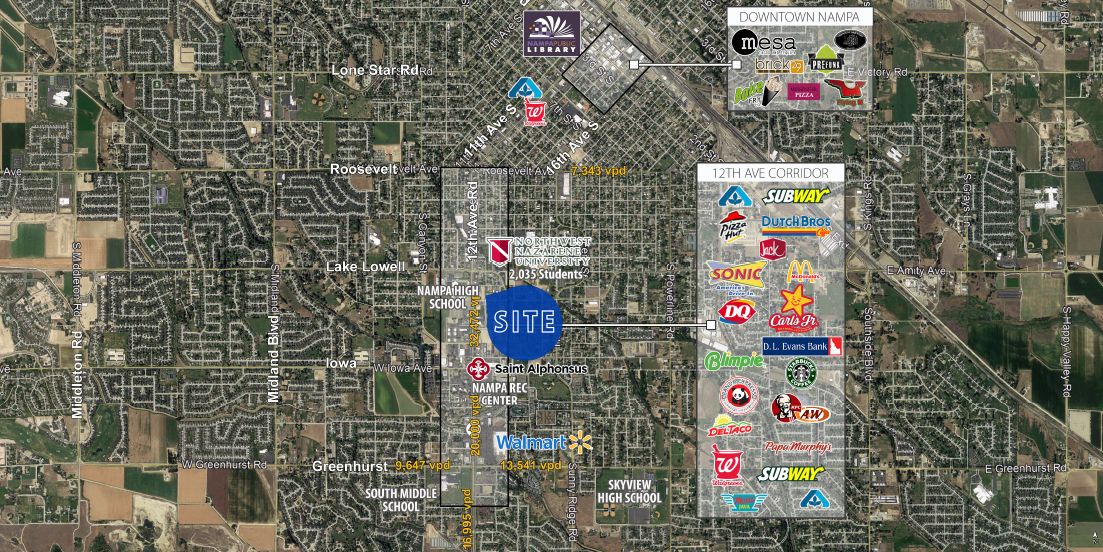 South Nampa Office Space For Lease: 914 12th Ave Rd, Nampa, ID 83686